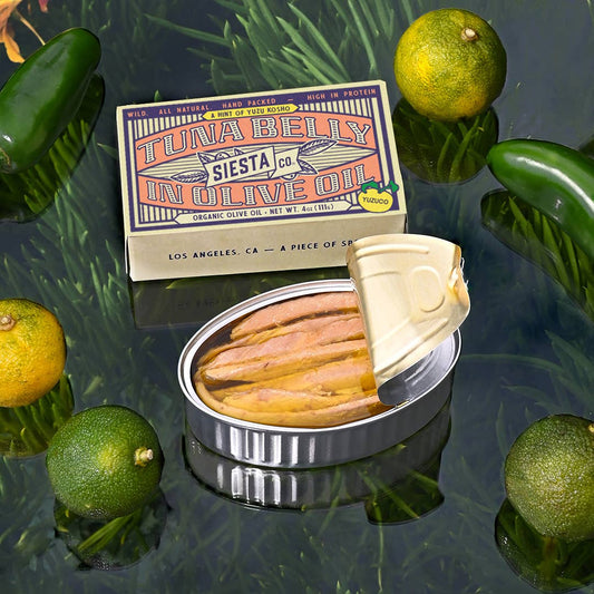 Siesta Co. Tuna Belly in Yuzu Koshō
