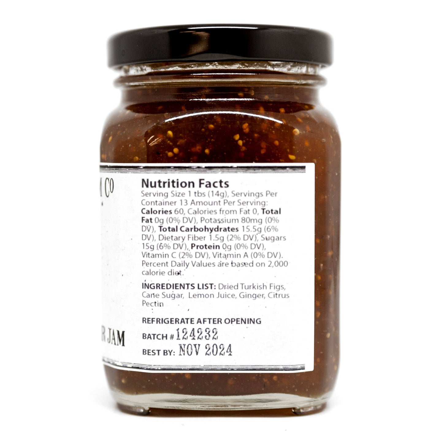 Small Batch Jam Co. Turkish Fig Ginger Jam
