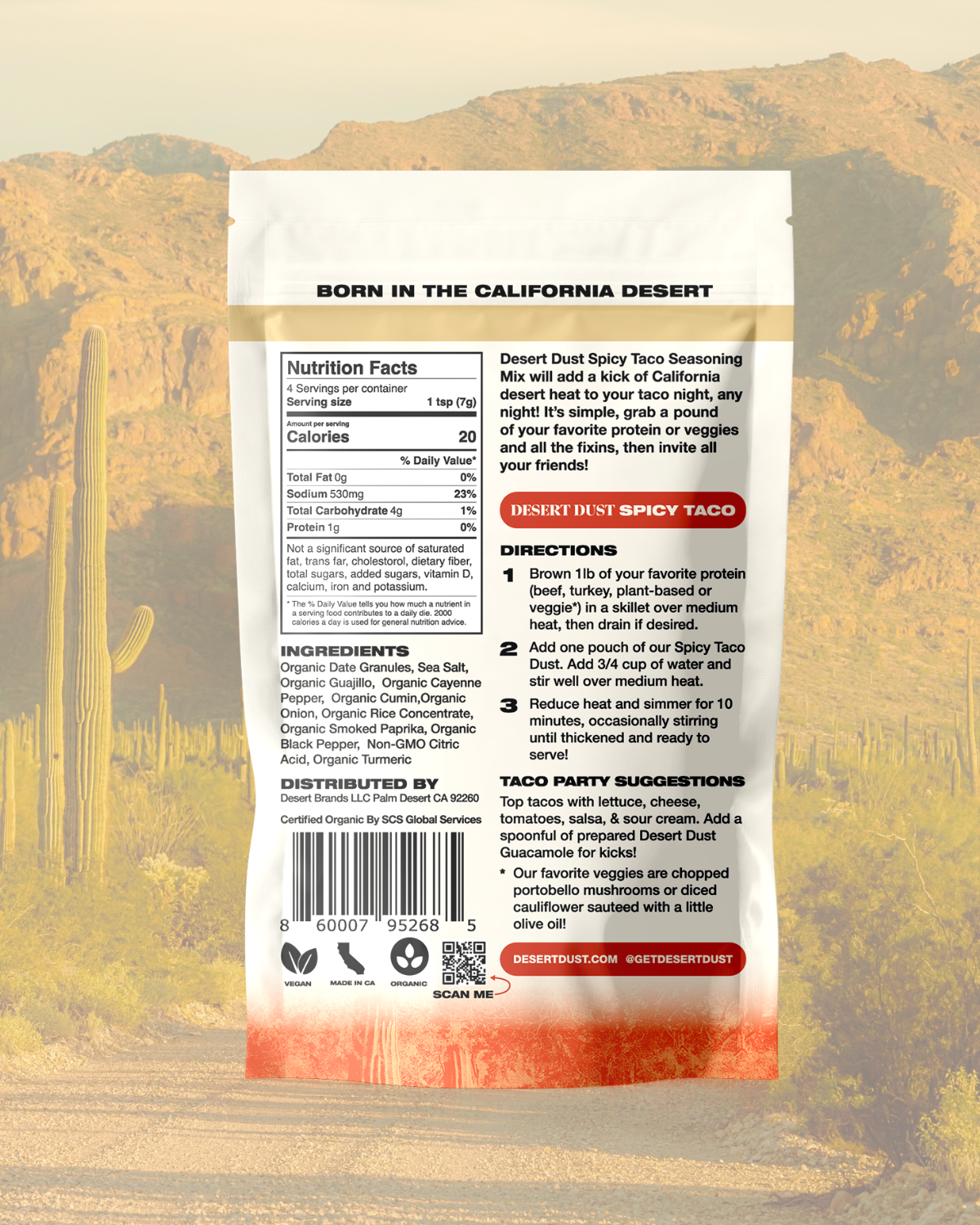 Desert Dust Spicy Taco Seasoning