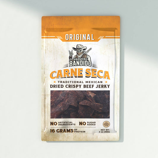 Vaquero Bandido Carne Seca Mexican Beef Jerky Original