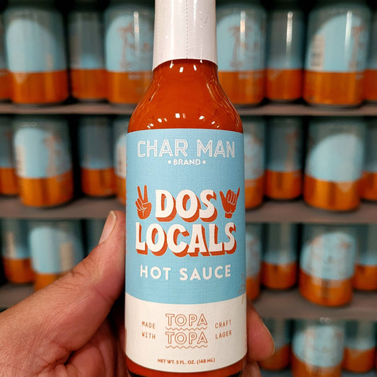Char Man Dos Locals Hot Sauce