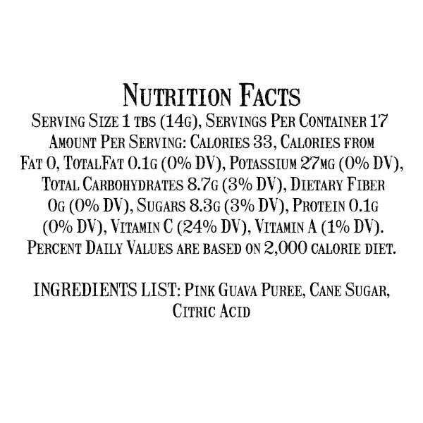 Small Batch Jam Co. Pink Guava Syrup