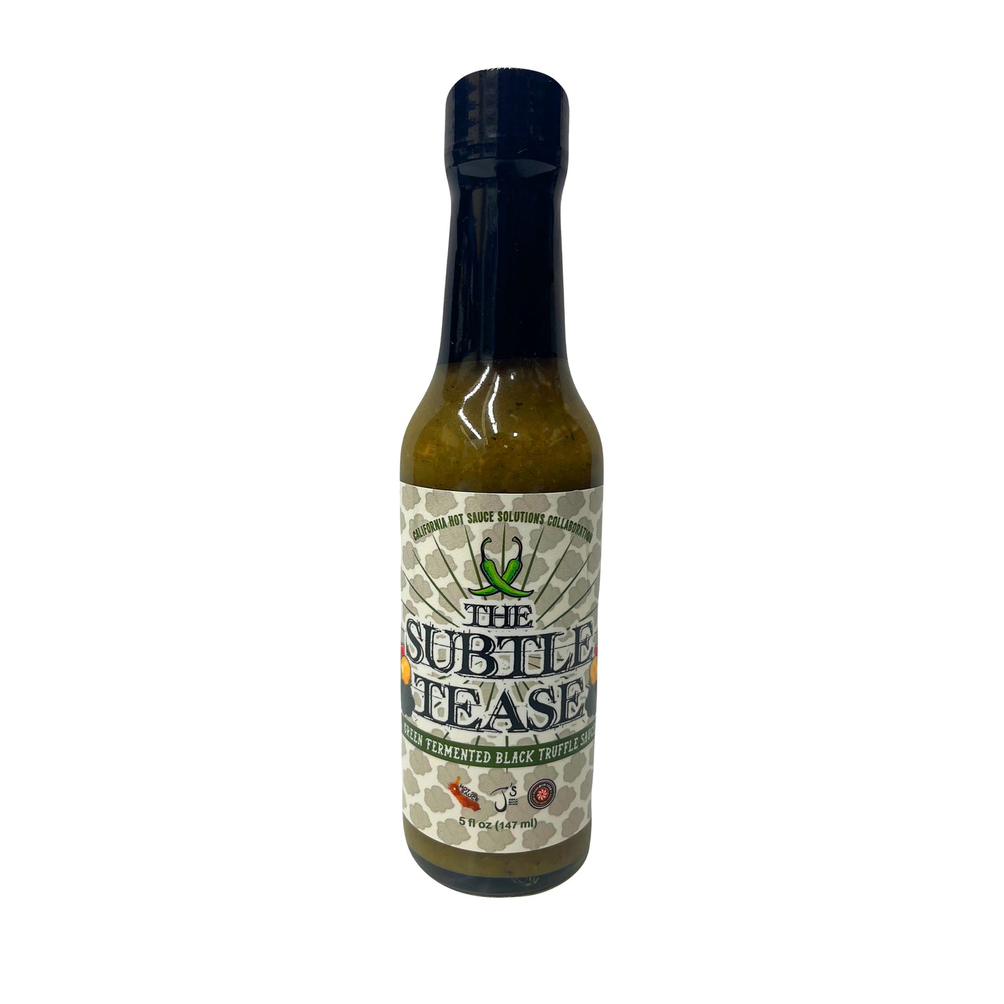 The Subtle Tease Green Fermented Black Truffle Hot Sauce