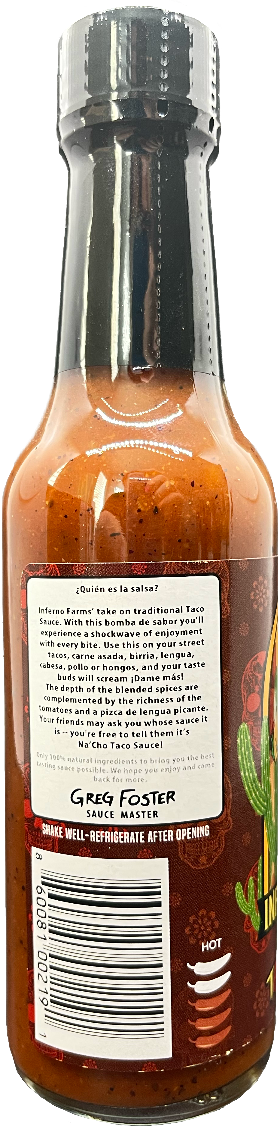 Inferno Farms Na'Cho Taco Hot Sauce