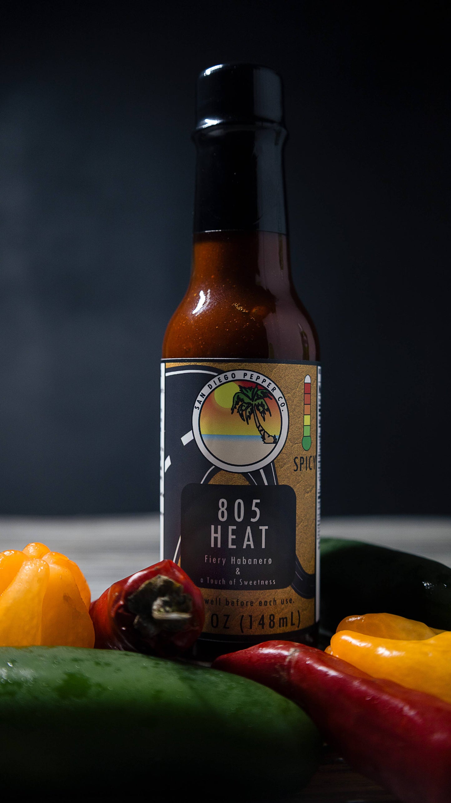 San Diego Pepper Co. 805 Heat Sweet Heat Habanero Hot Sauce