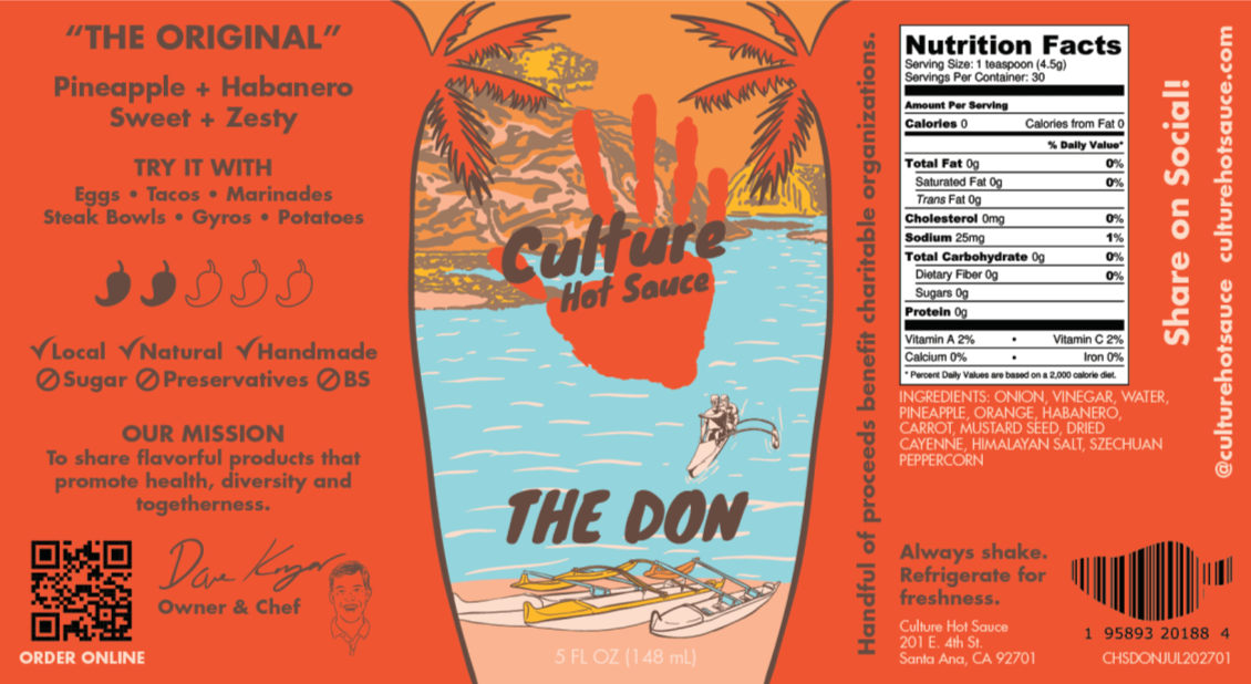 Culture Hot Sauce The Don