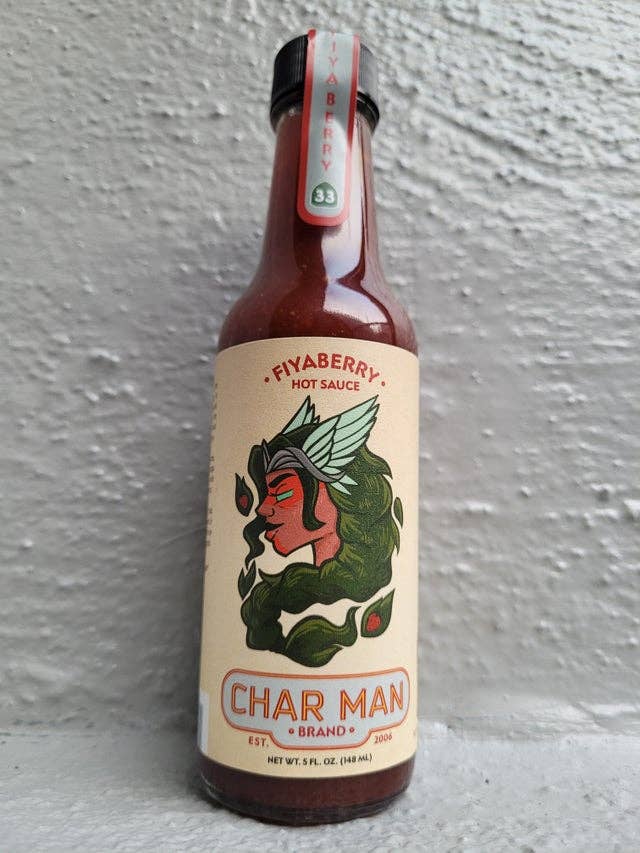Char Man Fiyaberry Hot Sauce