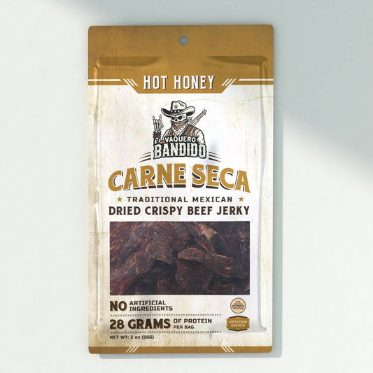 Vaquero Bandido Carne Seca Mexican Beef Jerky Hot Honey