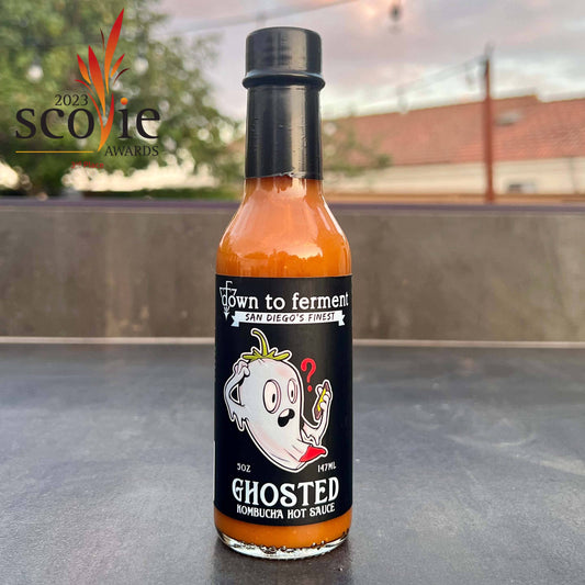 Down to Ferment Ghosted Hot Sauce