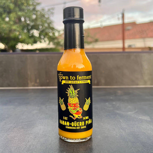 Down to Ferment Haban-güero Piña Hot Sauce